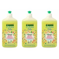 U Green Clean Baby Bitkisel  Biberon Emzik Temizleyici 3 x 500 ml