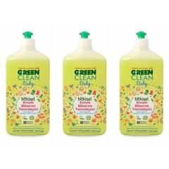 U Green Clean Baby Bitkisel  Biberon Emzik Temizleyici 3 x 500 ml
