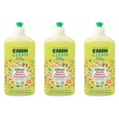 U Green Clean Baby Bitkisel  Biberon Emzik Temizleyici 3 x 500 ml