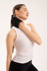 Lajel Premium Siyah 3'lü Kese Seti, Peeling Eldiveni, Yüz Kesesi Floş Ipek Normal,orta,hassas Ciltler