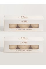 Lajel 6 Adet %100 Organik El Yapımı Keçe Yün Çamaşır Kurutma Topu