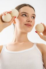 Lajel Premium %100 Doğal Çamaşır Kurutma Topu 3 Adet Doğal Yumuşatıcı Çamaşır Kurutma Makinesi Topu