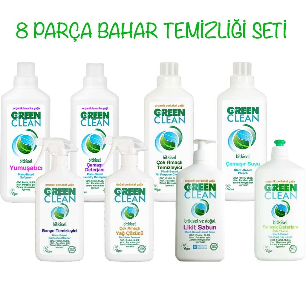 U Green Clean Temizlik Seti 8 parça