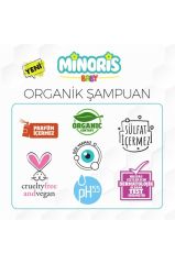 Minoris Baby Organik Saç ve Vücut Şampuanı Sülfat ve Parfüm içermez Vegan 400ml