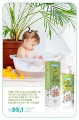 Minoris Baby Organik Saç ve Vücut Şampuanı Sülfat ve Parfüm içermez Vegan 400ml