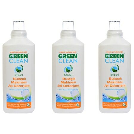 U Green Clean Bitkisel Jel Bulaşık Makinesi Deterjanı X 3 ADET