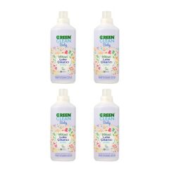 U Green Clean Baby Bitkisel Leke Çıkarıcı 1000 ml 4'lü Set