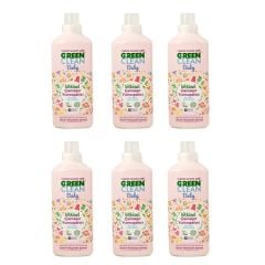 U Green Clean Baby Çamaşır Yumuşatıcısı 1000 ml 6'lı Set