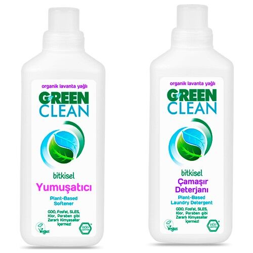 U Green Clean 2'Li Çamaşır Yıkama Seti 1 Lt
