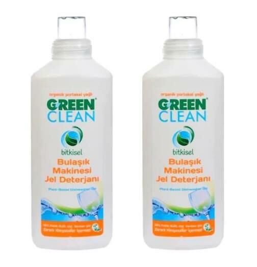 U Green Clean Jel Bulaşık Makinesi Deterjanı 2 x 1000 ml