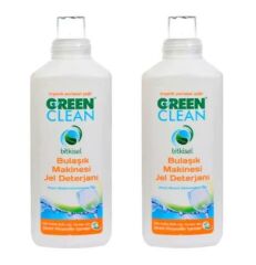 U Green Clean Jel Bulaşık Makinesi Deterjanı 2 x 1000 ml