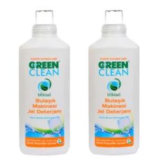 U Green Clean Jel Bulaşık Makinesi Deterjanı 2 x 1000 ml