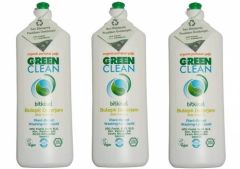 U Green Clean Organik Portakal Yağlı Bitkisel Bulaşık Deterjanı 730 ml 3'lü Set