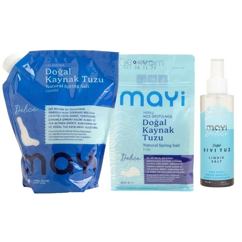 Mayi Tuz İrili Inceli Tuz Paketi