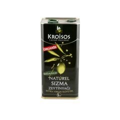 Kroisos Sıkım Naturel Sızma Zeytinyağı 5 Lt