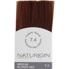 Naturigin Organik İçerikli Saç Boyası 7.4 Orta Sarı Kızıl