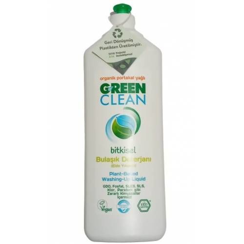 U Green Clean Bitkisel Bulaşık Deterjanı (Elde Yıkama) Organik Portakal Yağlı 730 ml