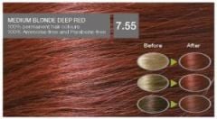 Naturigin Organik İçerikli Saç Boyası 7.55 Orta Alev Kızılı