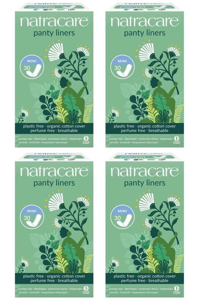 Natracare Organik Ve Doğal Günlük Ped Mini 30'lu 4'lü Set - 120 Adet Ped