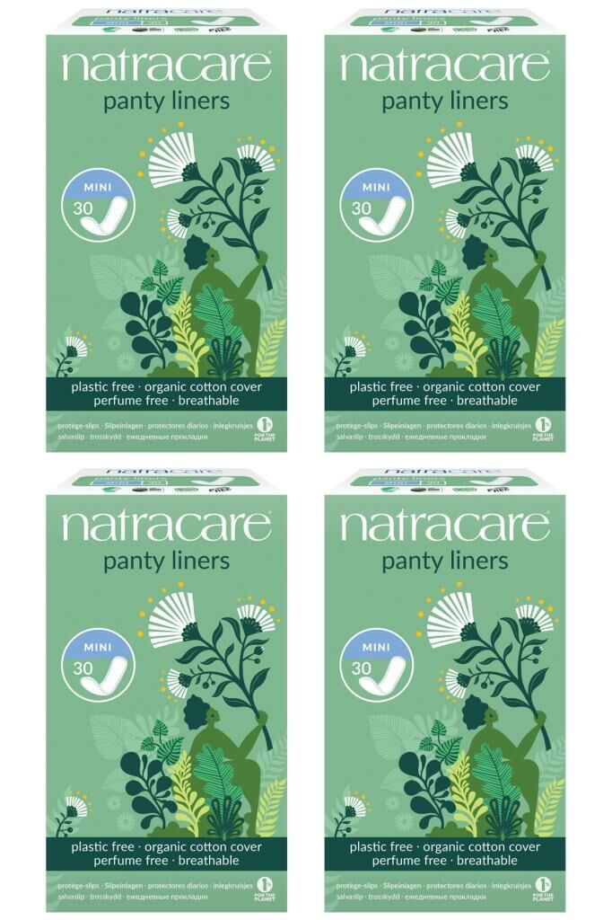 Natracare Organik Ve Doğal Günlük Ped Mini 30'lu 4'lü Set - 120 Adet Ped