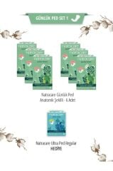 Natracare Günlük Ped ve kanatlı 14 lü  Set 1 - 194 Adet Ped