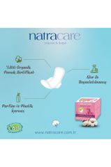 Natracare Organik Ve Doğal Kanatlı Ultra Ekstra Ped Uzun - Gece 9'lu Set - 72 Adet Ped