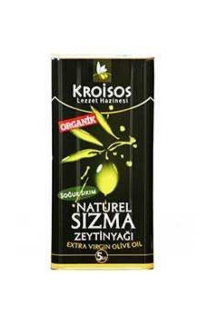 Kroisos Organik Naturel Sızma  Zeytinyağı 5 Lt.