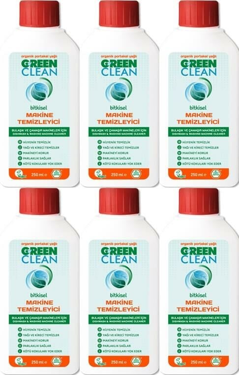 U Green Clean Organik Portakal Yağlı Makine Temizleyicisi 250 ml-6 adet