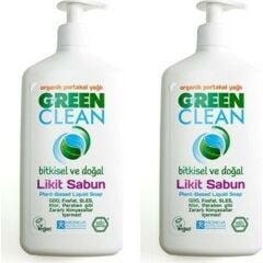 U Green Clean Organik Sıvı Sabun Portakallı 500 ml x 2 Adet