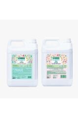 U Green Clean Baby Çamaşır Deterjanı Ve Çamaşır Yumuşatıcı 2' Li Set 5 L