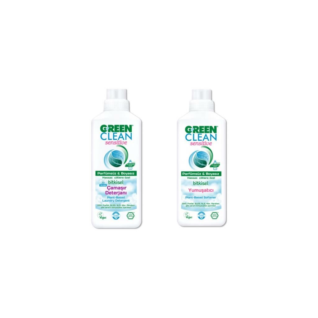 U Green Clean Hassas Ciltler Çamaşır Seti