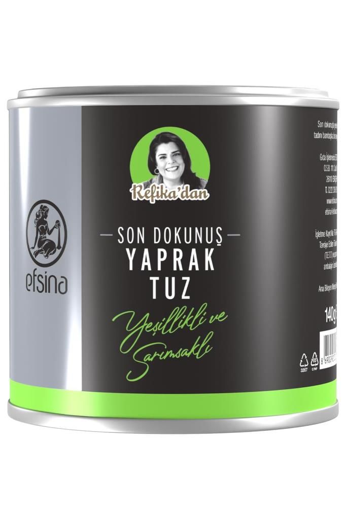 Efsina Sarımsak Ve Yeşillikli Yaprak Tuz Refika'dan 140 gr