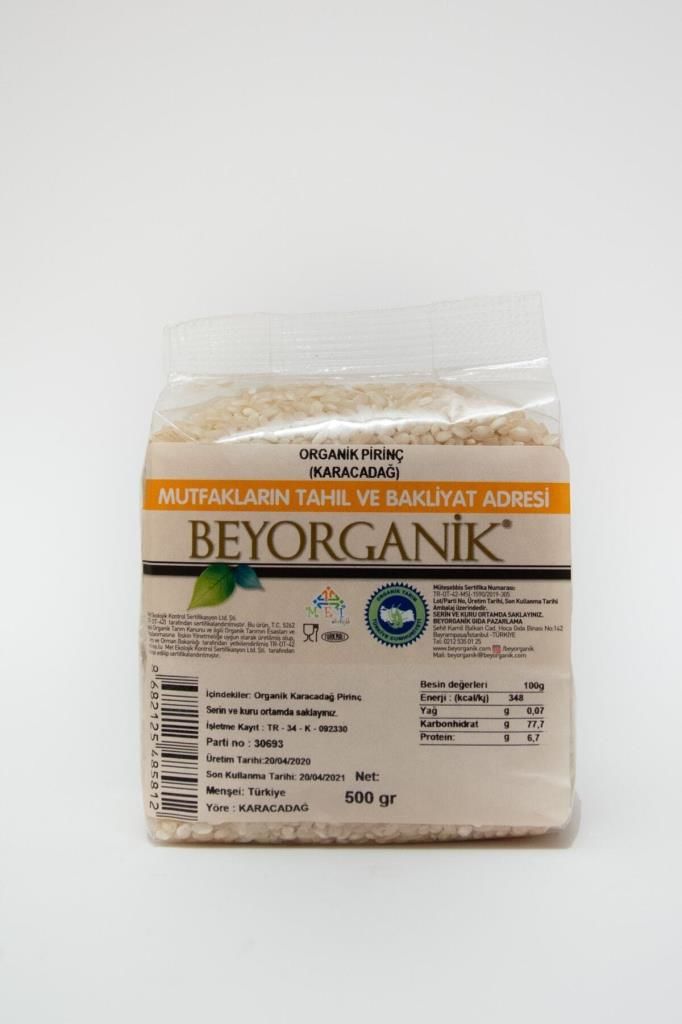 BeyOrganik Karacadağ Pirinç  500 g