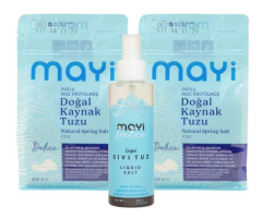 Mayi Tuz 2'li 600 Gr Ince Öğütülmüş Tuz Paketi