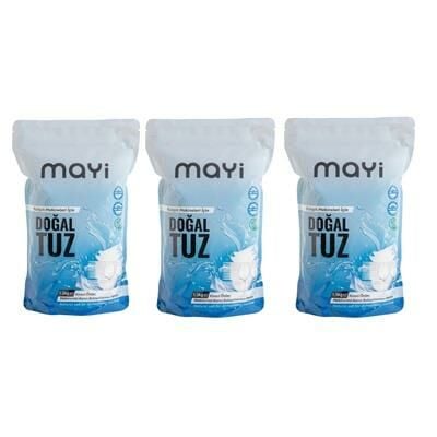 Mayi Tuz Doğal Bulaşık Makinesi Tuzu 3 X 1500 Gr