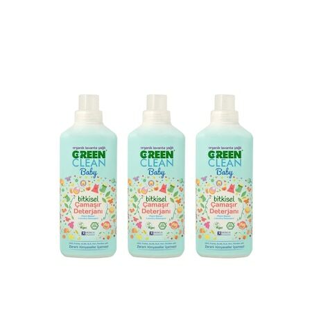 U Green Clean Baby Bitkisel Çamaşır Deterjanı 3 ADET