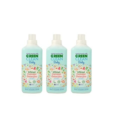 U Green Clean Baby Bitkisel Çamaşır Deterjanı 3 ADET