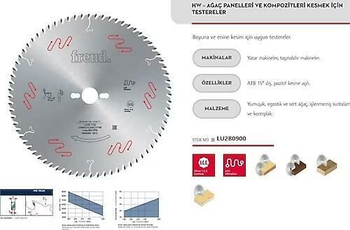 Freud 300 mm Ağaç Testere 60 Diş  Seri LG2B-0900