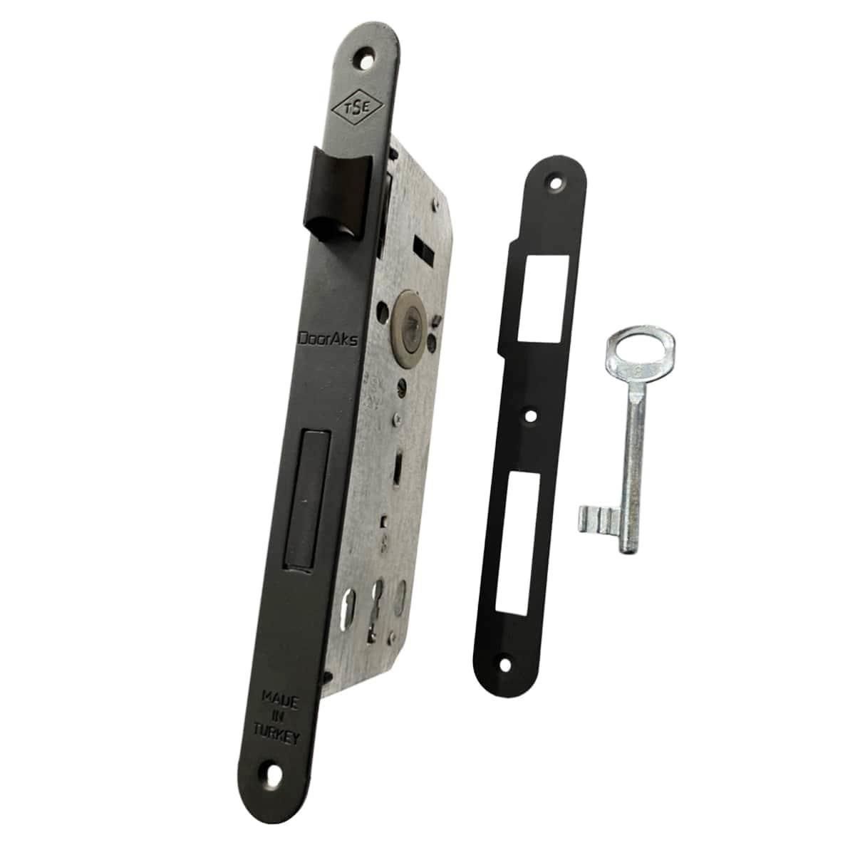 Doraks Oda Kilit 40 mm Oval Mat Siyah