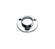 Dolap Askı Flanşı Metal 25 mm Yuvarlak Vidalı