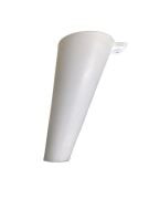 Mobilya Ayağı Konik Açılı Ayak 20 cm Beyaz Mesir