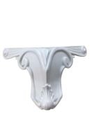 Oymalı Ayak 12 cm Beyaz