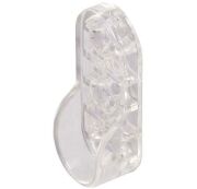 Dolap Askı Flanşı Şeffaf 16 mm Oval Metali
