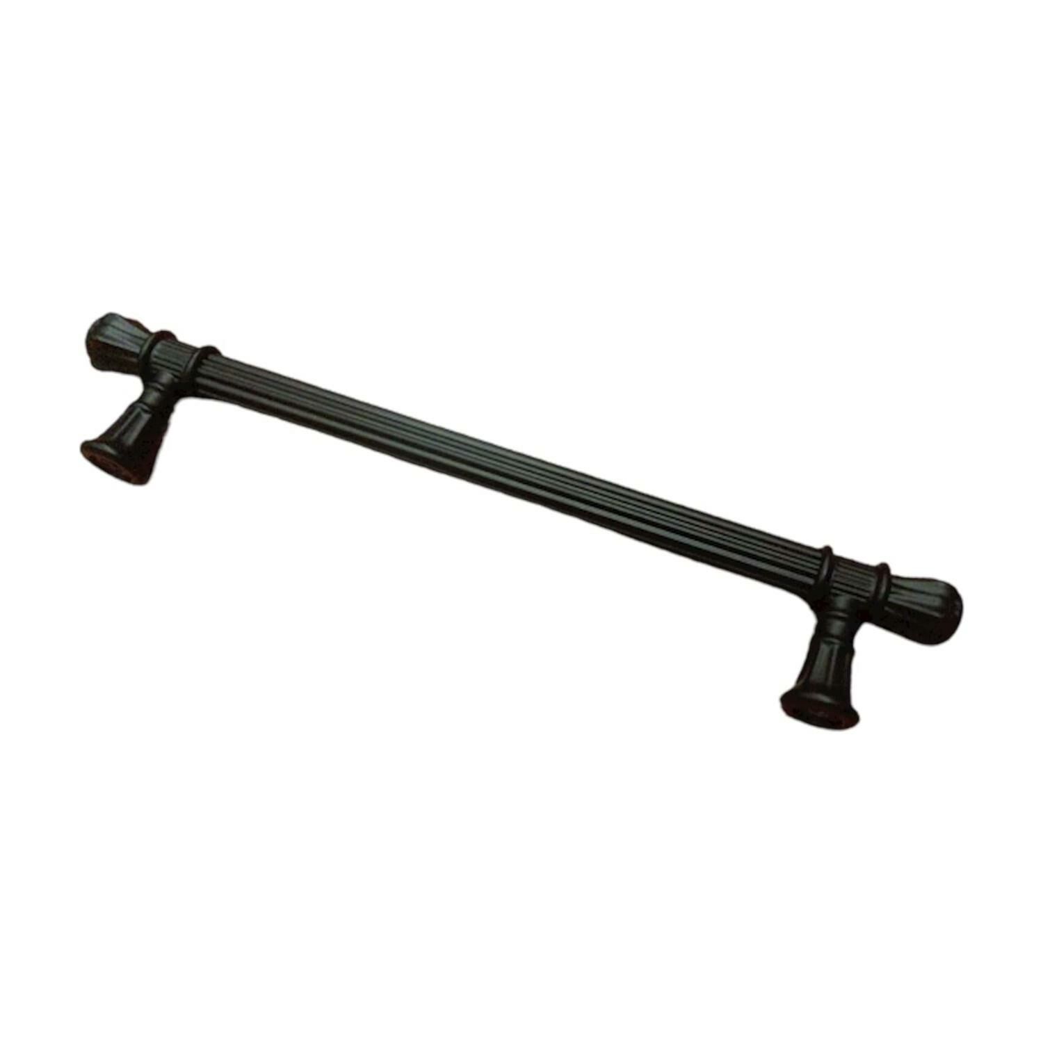 Nobel Akbatı Çizgili Kulp 192 mm Mat Siyah