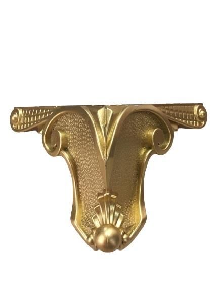 Oymalı Ayak 12 cm Altın