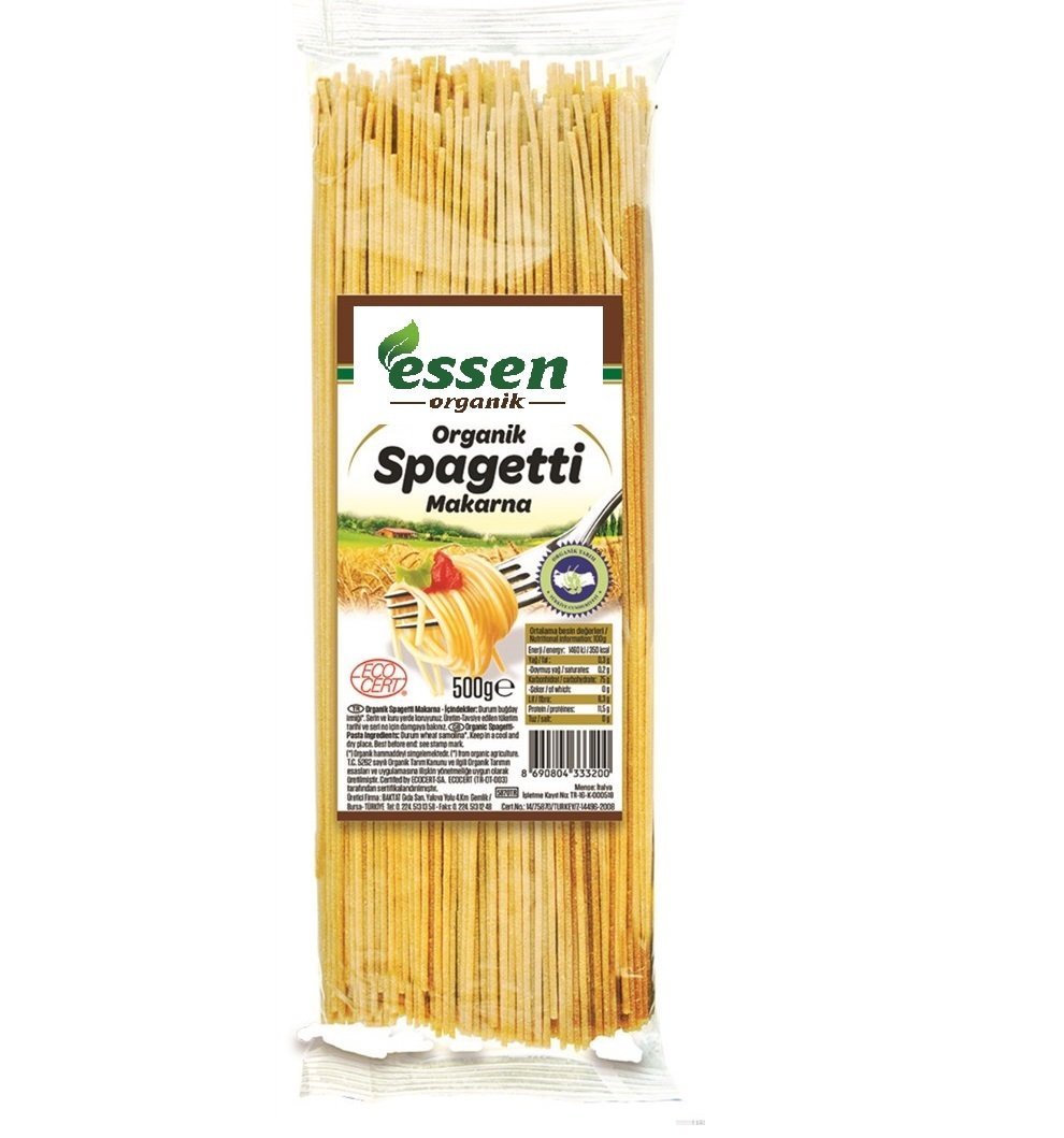 Essen Organik Spagetti Makarna ( 500 g )