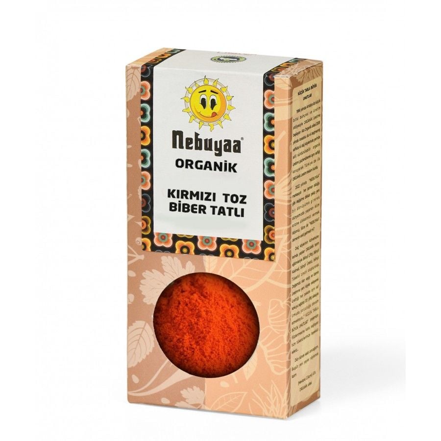 Nebuyaa Organik Kırmızı Biber - Tatlı Toz ( 50 g )