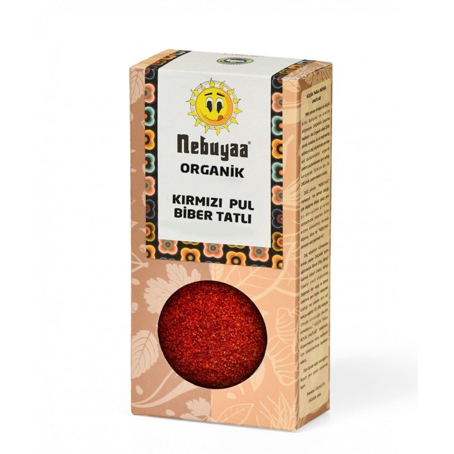 Nebuyaa Organik Kırmızı Biber - Tatlı Pul ( 50 g )