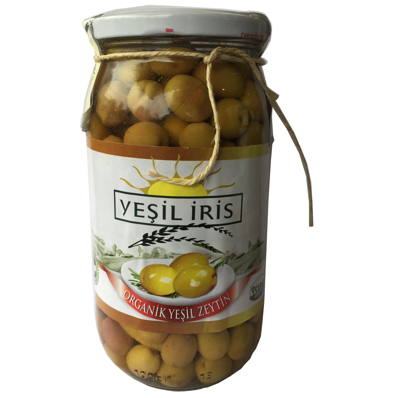 Yeşil İris Organik Yeşil Zeytin ( 700 g )