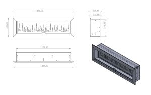SC - 130 Elektrikli Şömine (Isıtmasız)